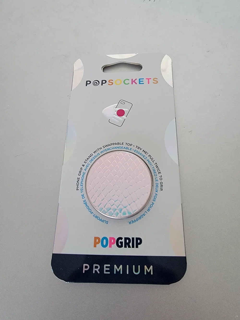PopSocket PopGrip Premium Phone Grip - Snake - Iridescent Holographic